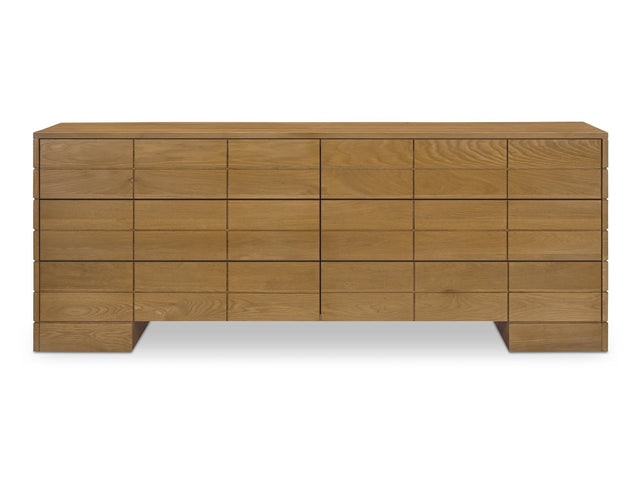 Gia Brown 6 Drawer Dresser - Ornate Home