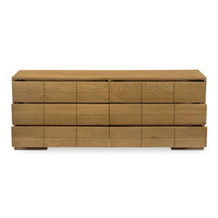 Gia Brown 6 Drawer Dresser - Ornate Home