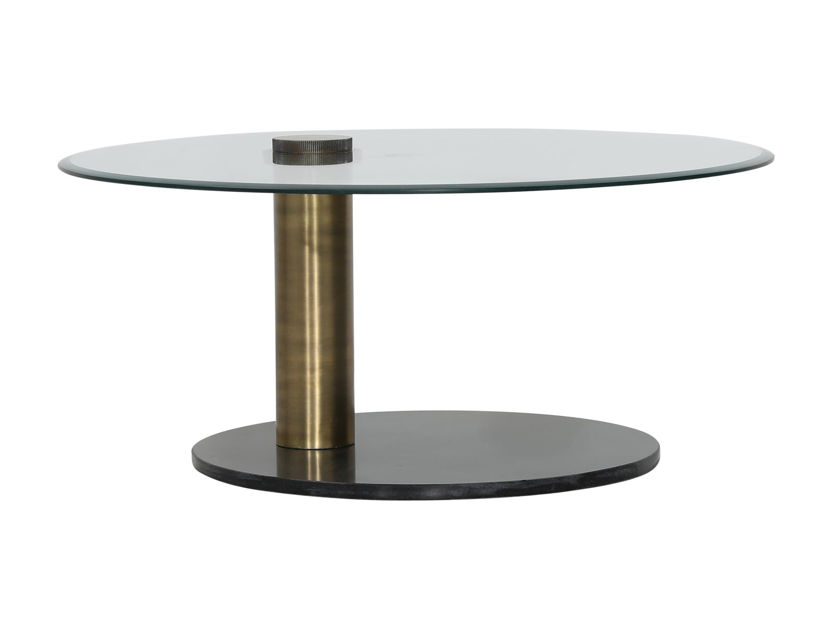 Giada Brass/Black Coffee Table - Ornate Home