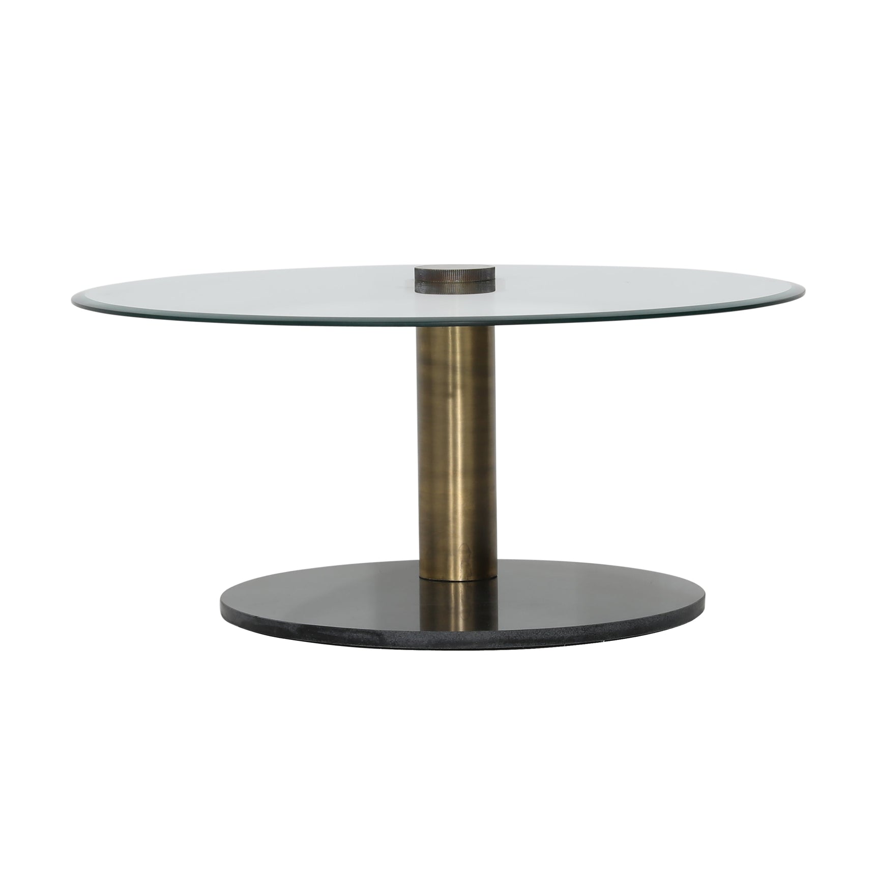 Giada Brass/Black Coffee Table - Ornate Home