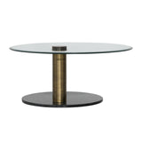 Giada Brass/Black Coffee Table - Ornate Home