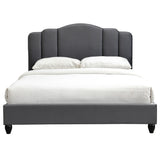 Giada Gray Fabric Upholstered Bed - Ornate Home