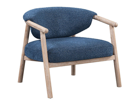 Giana Blue/White Wash Accent Chair - Ornate Home