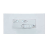 Gianna Clear Glass & Stainless Steel Dining Table - Ornate Home