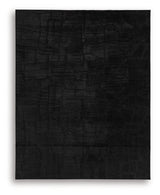 Gibbswell Black Washable Large Rug (Online Special Price) - Ornate Home
