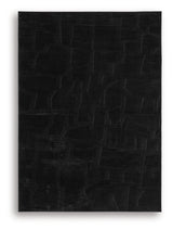 Gibbswell Black Washable Medium Rug (Online Special Price) - Ornate Home