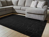 Gibbswell Black Washable Medium Rug - Ornate Home