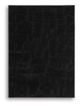 Gibbswell Black Washable Medium Rug - Ornate Home