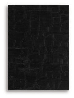 Gibbswell Black Washable Medium Rug - Ornate Home