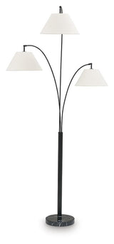 Gibbswellner Black Arc Lamp - Ornate Home