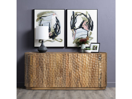 Gibson Brown Four-Door Sideboard - Ornate Home