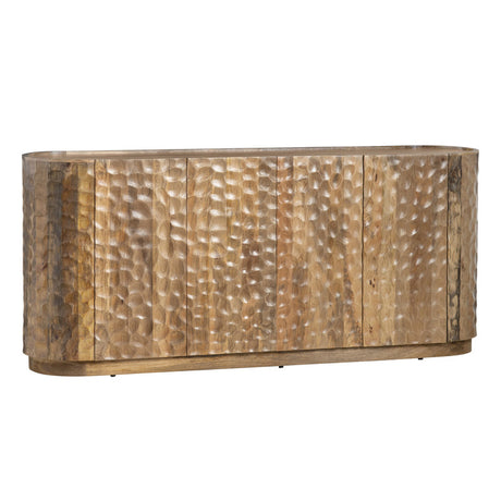 Gibson Brown Four-Door Sideboard - Ornate Home