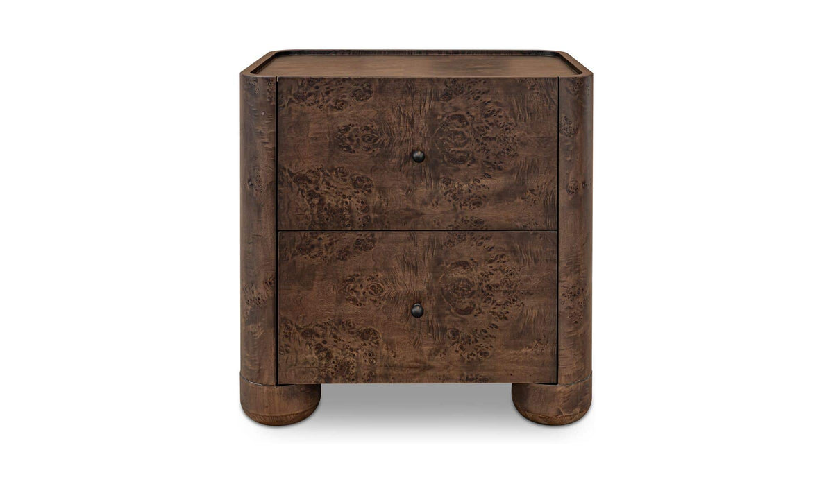 Gibson Brown Nightstand Dark - Ornate Home