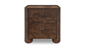 Gibson Brown Nightstand Dark - Ornate Home