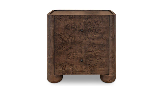 Gibson Brown Nightstand Dark - Ornate Home