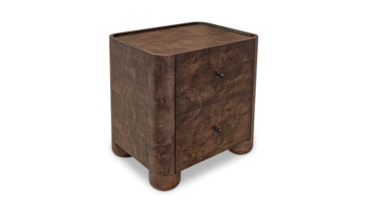 Gibson Brown Nightstand Dark - Ornate Home