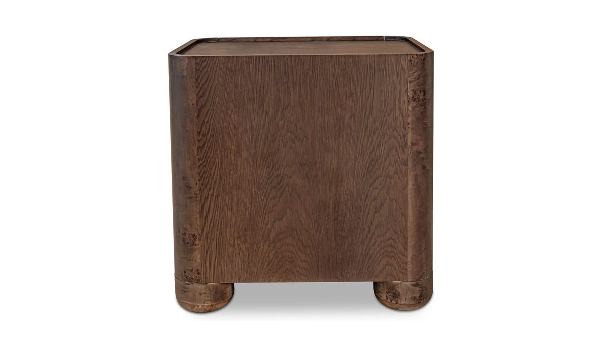 Gibson Brown Nightstand Dark - Ornate Home