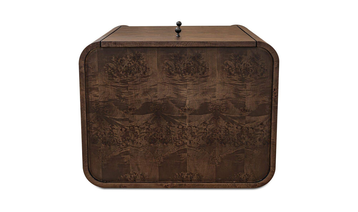 Gibson Brown Nightstand Dark - Ornate Home