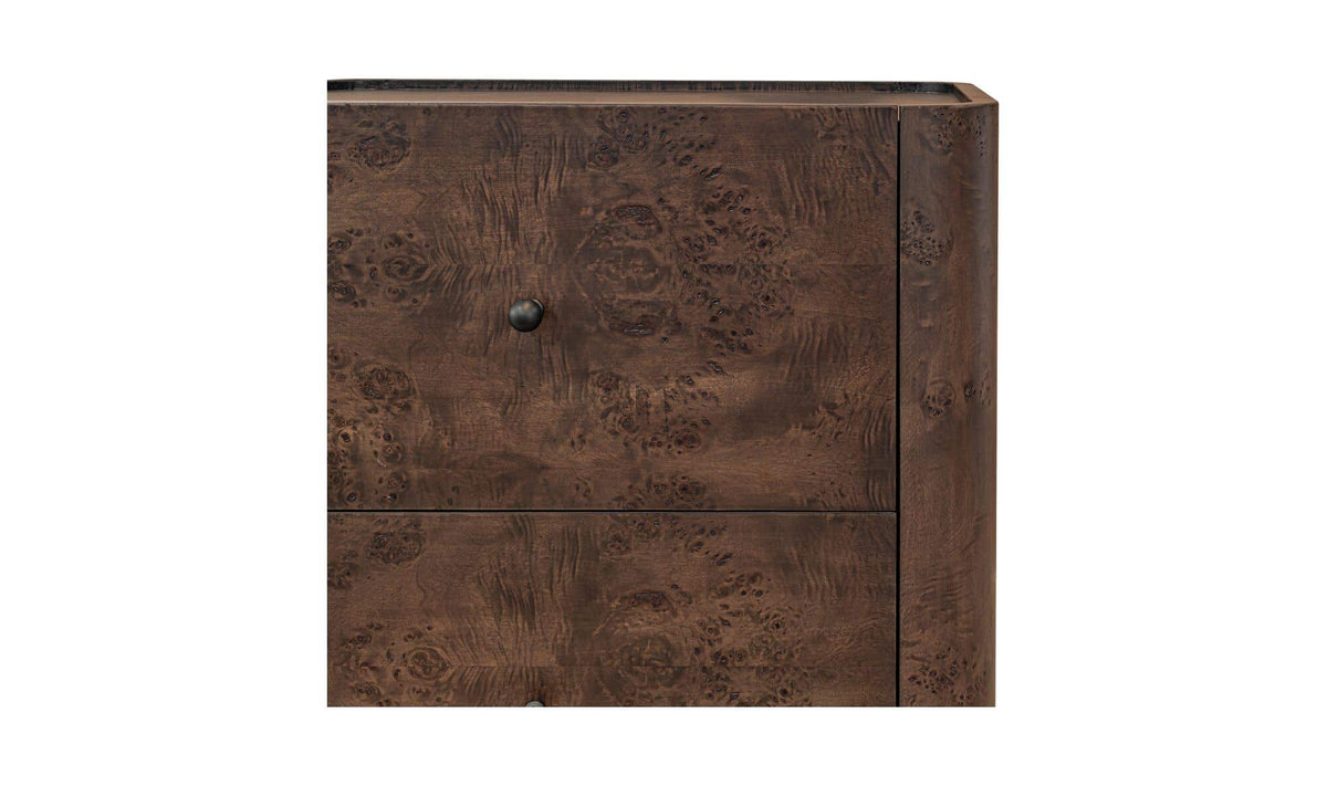 Gibson Brown Nightstand Dark - Ornate Home