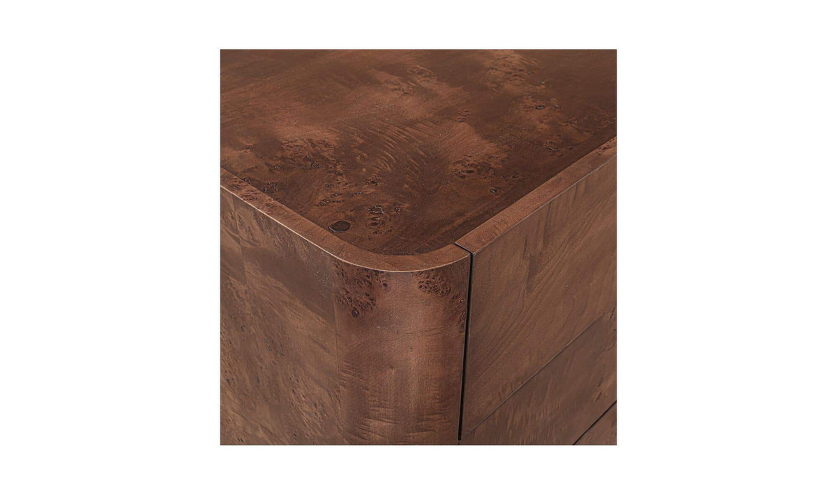 Gibson Dark Brown 6 Drawer Dresser - Ornate Home