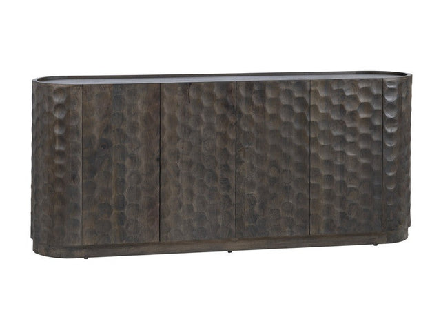 Gibson Gray Four-Door Sideboard - Ornate Home