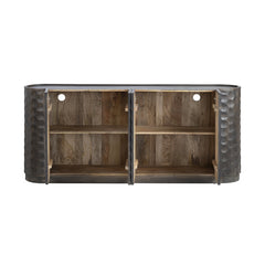 Gibson Gray Four-Door Sideboard - Ornate Home