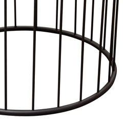Gibson Grey Oak Round End Table - Ornate Home