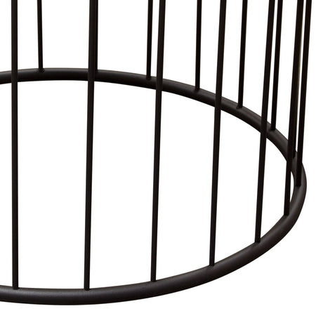 Gibson Grey Oak Round End Table - Ornate Home