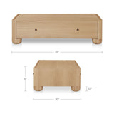 Gibson Natural Coffee Table - Ornate Home