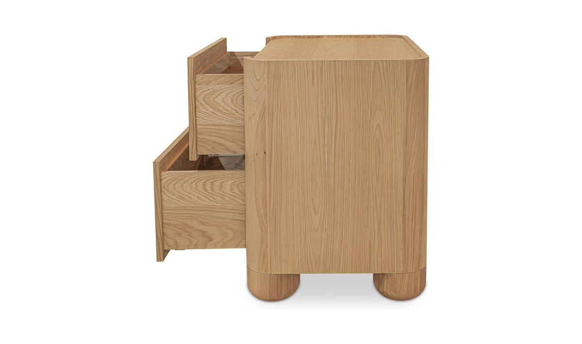 Gibson Natural Nightstand - Ornate Home