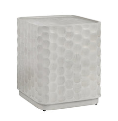 Gibson White End Table - Ornate Home