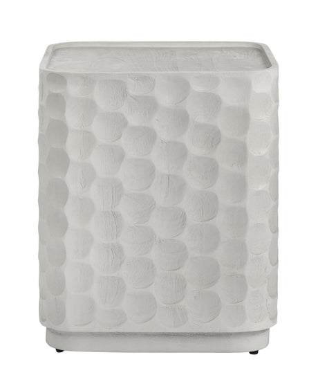 Gibson White End Table - Ornate Home