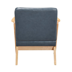 Gideon Blue Light wood Accent Chair - Ornate Home