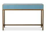 Gideon Blue Shagreen Console - Ornate Home
