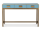 Gideon Blue Shagreen Console - Ornate Home