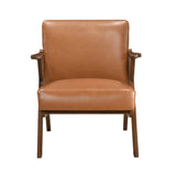 Gideon Brown Dark wood Accent Chair - Ornate Home