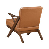 Gideon Brown Dark wood Accent Chair - Ornate Home