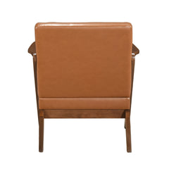 Gideon Brown Dark wood Accent Chair - Ornate Home