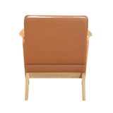 Gideon Brown Light wood Accent Chair - Ornate Home
