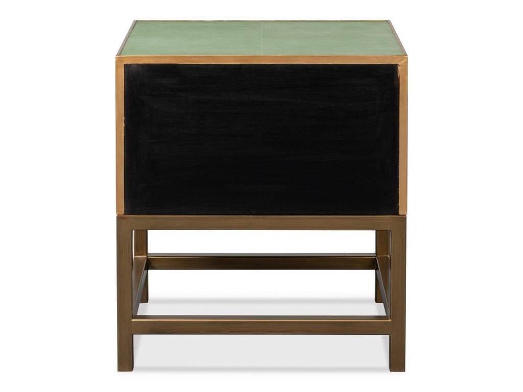 Gideon Green Side Table - Ornate Home