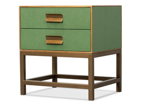 Gideon Green Side Table - Ornate Home