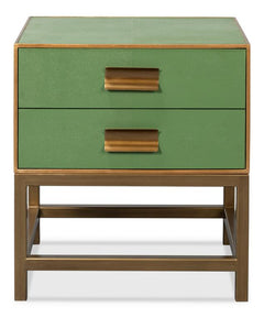 Gideon Green Side Table - Ornate Home