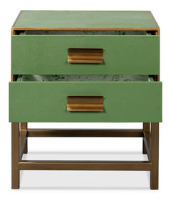 Gideon Green Side Table - Ornate Home