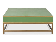 Gideon Green Square Coffee Table - Ornate Home