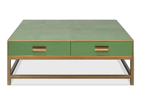 Gideon Green Square Coffee Table - Ornate Home
