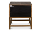 Gideon Shagreen Grey Side Table - Ornate Home