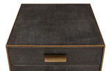 Gideon Shagreen Grey Side Table - Ornate Home