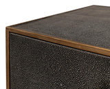 Gideon Shagreen Grey Side Table - Ornate Home