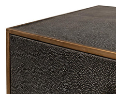 Gideon Shagreen Grey Side Table - Ornate Home