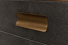 Gideon Shagreen Grey Side Table - Ornate Home
